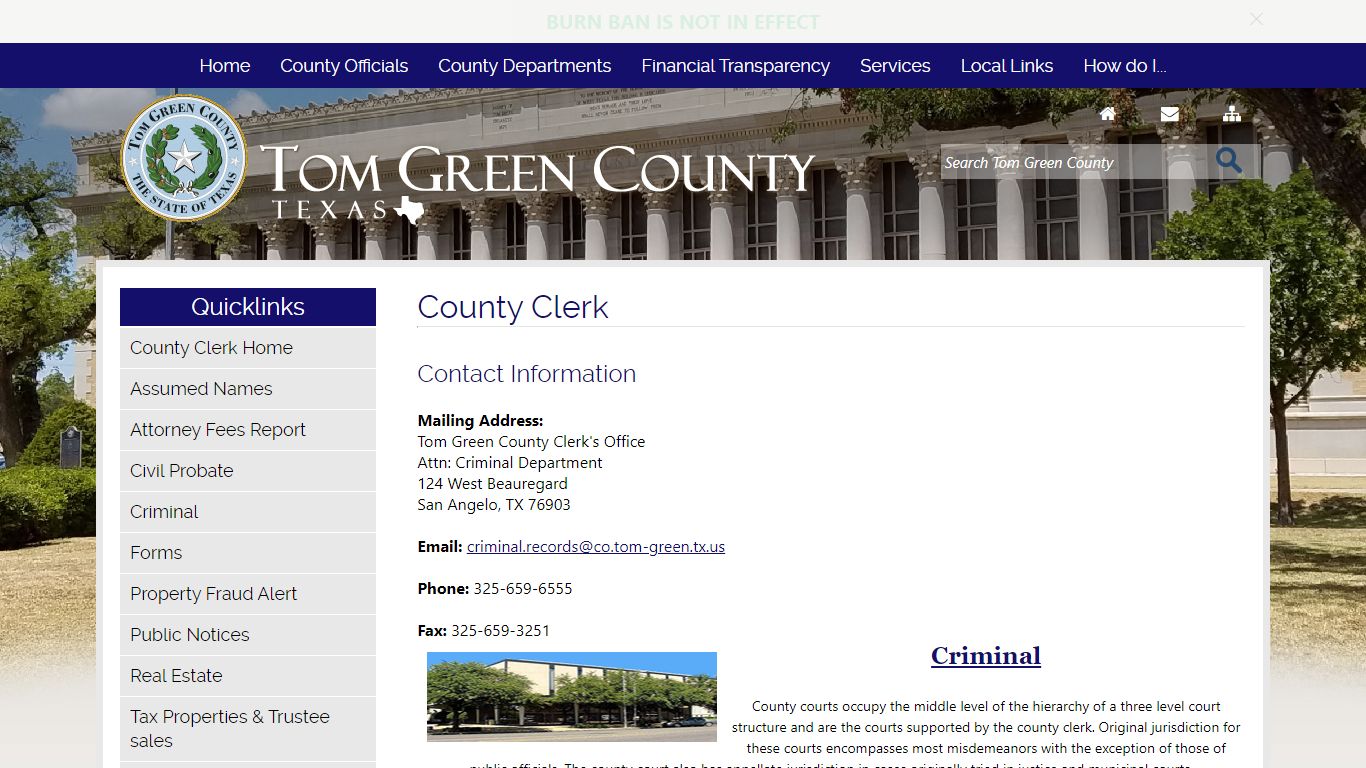 Tom Green County